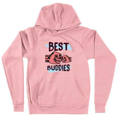 Cosy and comfortable white Best Friend Hoodie with double-lined hood and pouch pocket