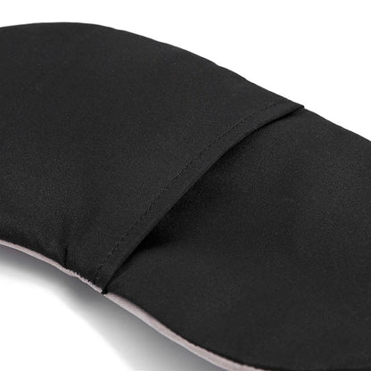 Adjustable cotton and silk sleep mask in green colour for total blackout and uninterrupted sleep