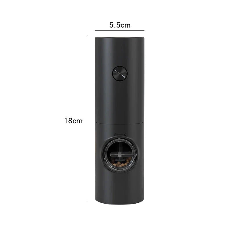 Portable Mini Electric Spice Grinder with adjustable coarseness and automatic operation for fresh, perfectly ground spices