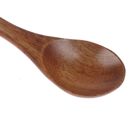 Elegant wooden facial mask bowl and spoon set for mixing and applying skincare products