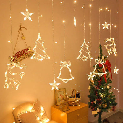 Enchanting Christmas Decoration Pendant Night Light with warm, ambient glow