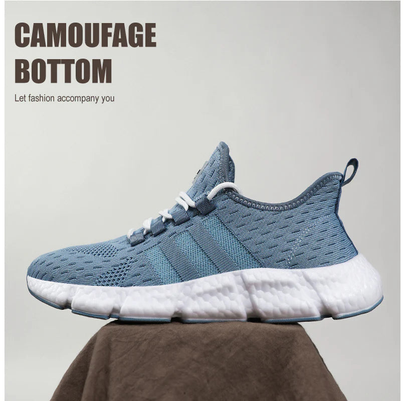 Pair of lightweight, breathable sports casual trainers with a popcorn design in various colours