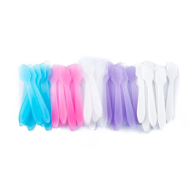 10 Vibrant Mini Cosmetic Spatulas for Precise Skincare and Makeup Application