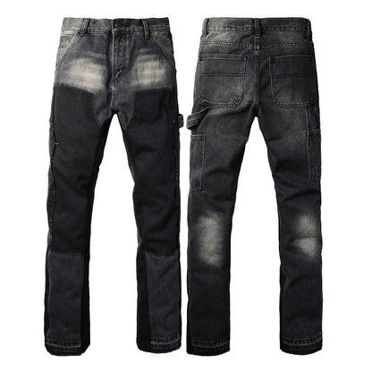 Classic retro denim jeans for stylish British men, featuring premium quality materials and a range of versatile sizes