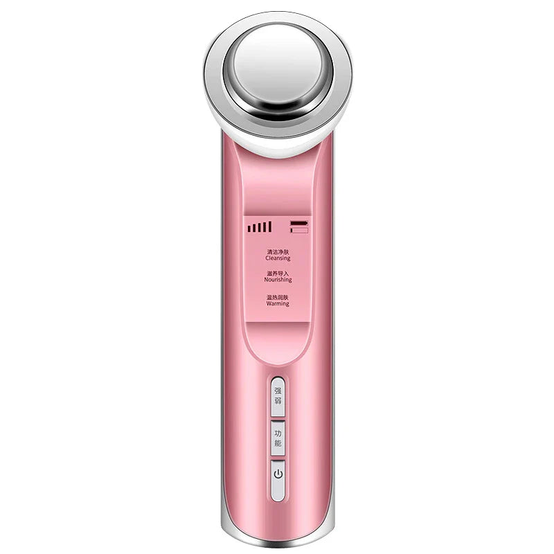 Sleek, modern facial cleansing device with versatile attachments for effective blackhead removal and deep pore cleansing
