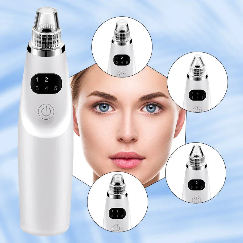 Advanced electric blackhead remover vacuum suction tool for deep pore cleansing and skin rejuvenation