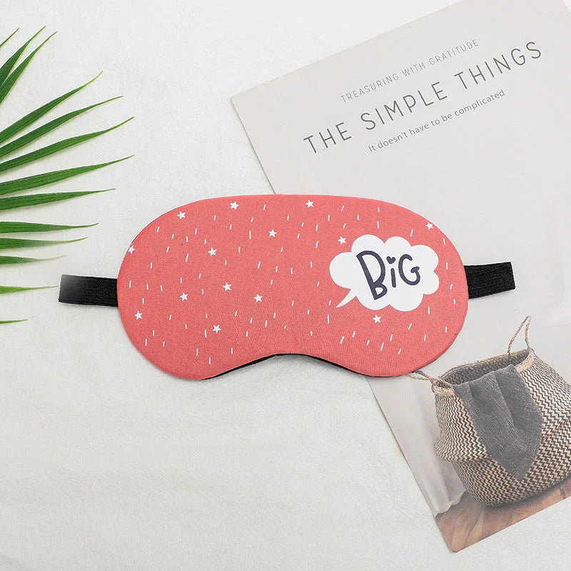 Adjustable cotton and silk sleep mask in green colour for total blackout and uninterrupted sleep