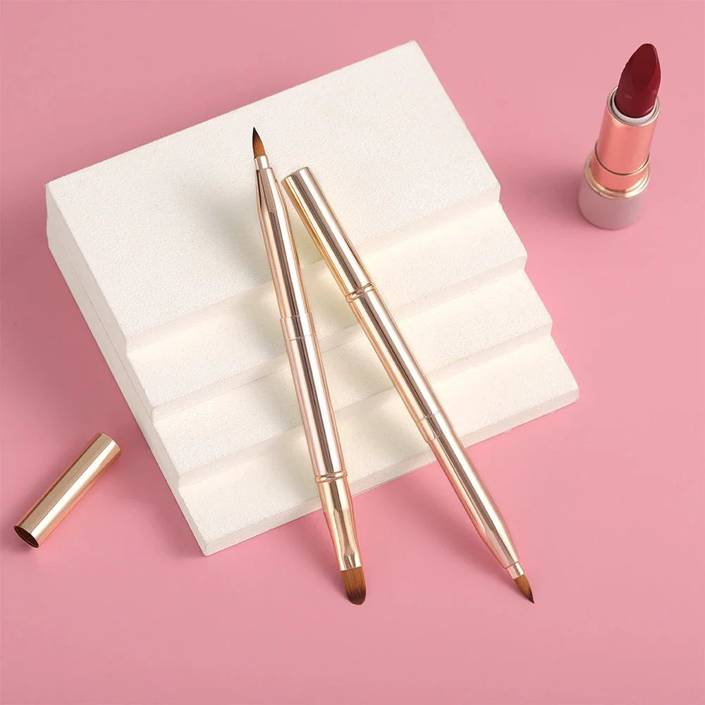 Professional Makeup Lip Brush and Concealer Brush Kit - Precision Tools for Flawless Lip Application