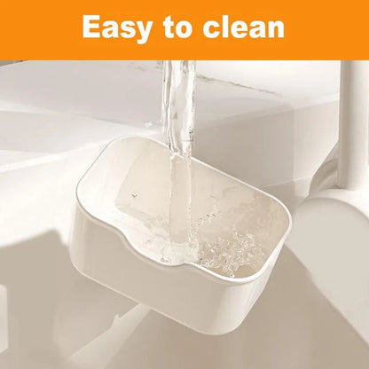 Premium divided snack tray with clear lid, removable compartments, and handle for easy transport and organisation
