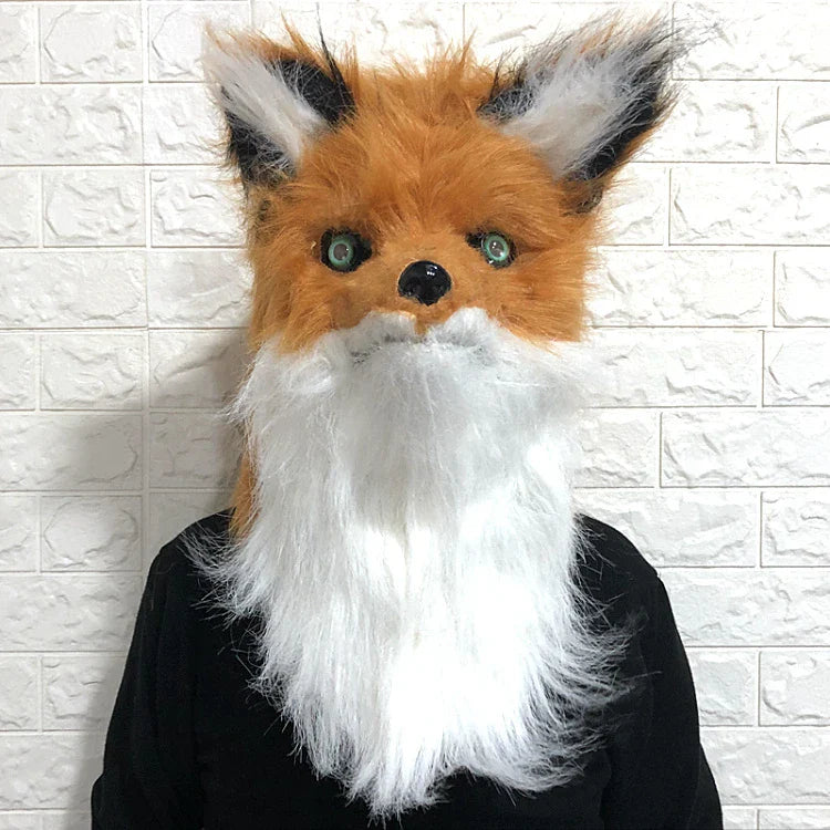 Charming animal-themed headgear with an open-mouth design, perfect for masquerade parties, costumes, and adding a playful touch to any look.