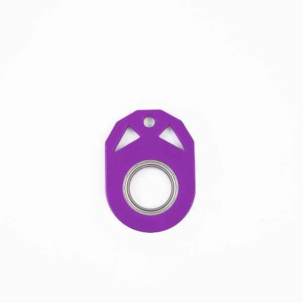 Creative fidget spinner keychain with bottle opener, available in various colours for stress relief and focus improvement