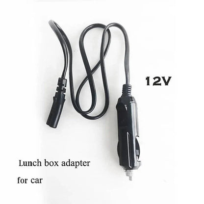 Portable Electric Heating Lunch Box with 1.2-litre capacity, 40-watt heating, and durable plastic construction for hot, freshly prepared meals on the go.
