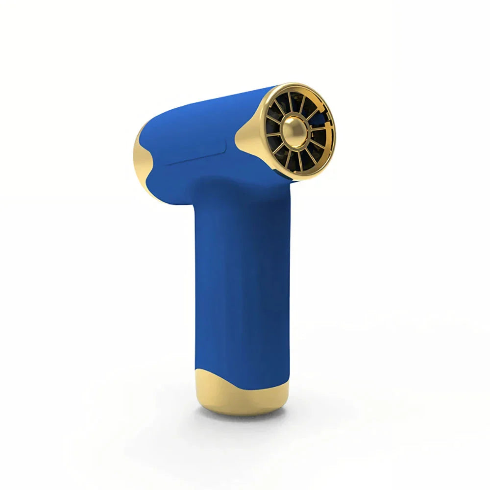 Cordless travel hair dryer with four adjustable speed settings, rechargeable battery, and lightweight, durable design for versatile use on the go