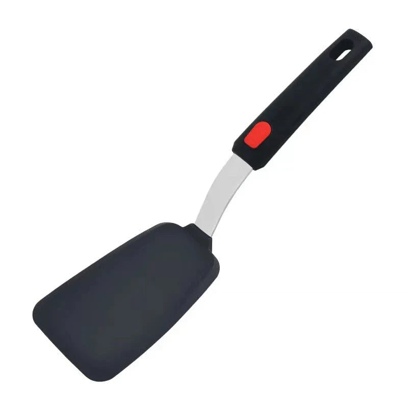 High-performance silicone spatula with stainless steel core for durable, heat-resistant cooking