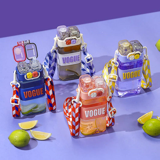 Eco-Friendly Leak-Proof Double Drinking Water Bottle with Vibrant Colour Options for Active Kids