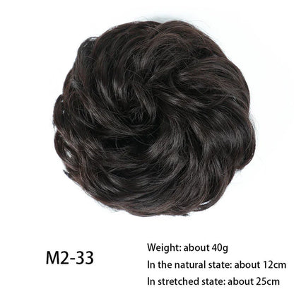 Messy Chignon Donut Hair Bun Pad in Fawn Brown colour, a versatile hair accessory that creates a stylish and effortless bun hairstyle.