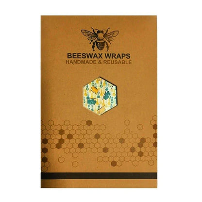 Eco-Friendly Reusable Cotton Food Wraps for Storing and Preserving Food in a Sustainable Way