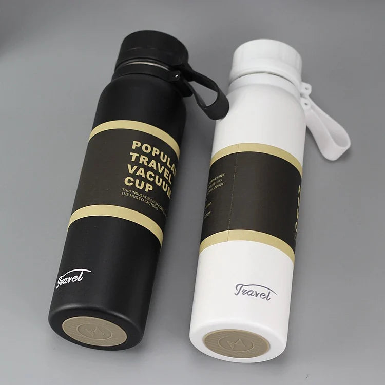 Stainless steel insulated tumbler with leak-proof lid in various vibrant colours, designed to keep hot and cold drinks at the perfect temperature for hours.