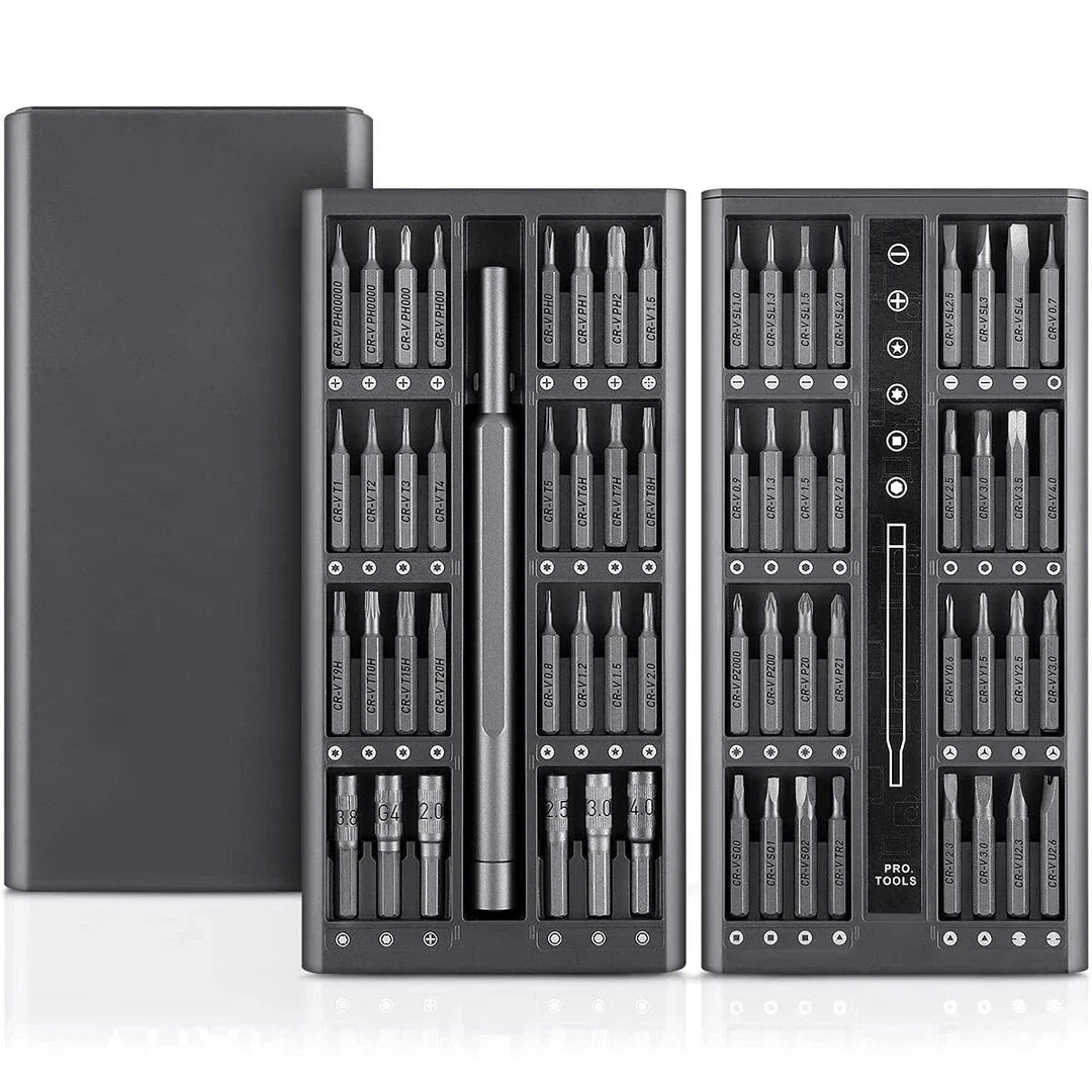 63-in-1 Premium Precision Screwdriver Set with CR-V Alloy Steel Construction and Magnetic Head