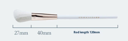 Deluxe 10-Piece Portable Makeup Brush Set with Premium Synthetic Fibres for Flawless, Radiant Makeup Application