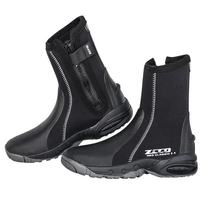 Premium non-slip outdoor beach and diving boots with durable rubber outsole and neoprene upper for waterproof protection and superior grip