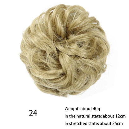 Messy Chignon Donut Hair Bun Pad in Fawn Brown colour, a versatile hair accessory that creates a stylish and effortless bun hairstyle.