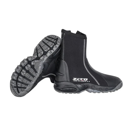 Premium non-slip outdoor beach and diving boots with durable rubber outsole and neoprene upper for waterproof protection and superior grip