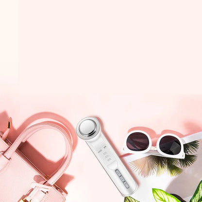 Sleek, modern facial cleansing device with versatile attachments for effective blackhead removal and deep pore cleansing