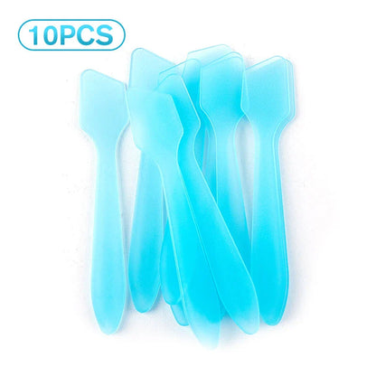 10 Vibrant Mini Cosmetic Spatulas for Precise Skincare and Makeup Application