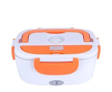 Portable Electric Heating Lunch Box with 1.2-litre capacity, 40-watt heating, and durable plastic construction for hot, freshly prepared meals on the go.
