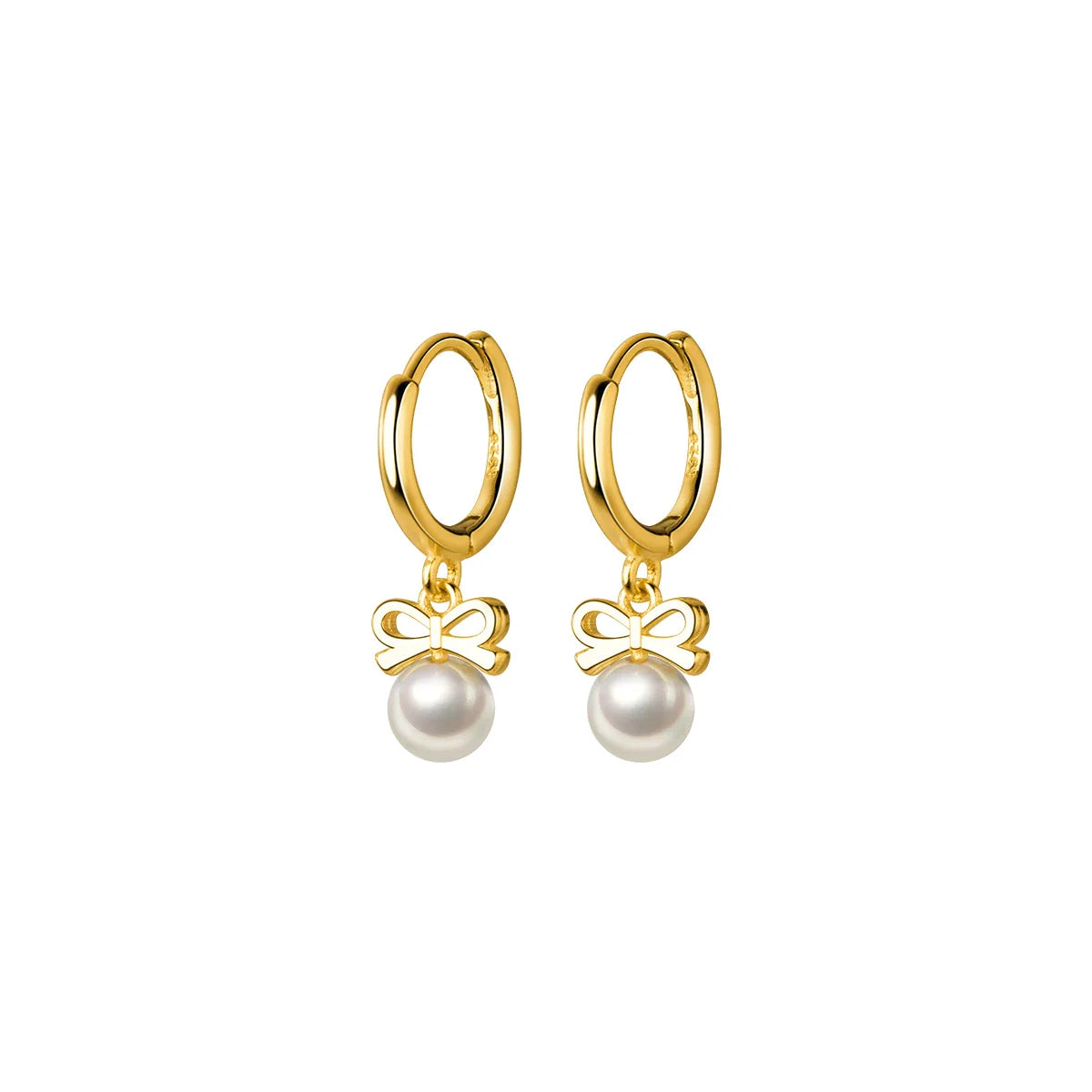 Elegant sterling silver earrings with a delicate butterfly design, inspired by Japanese and Korean fashion