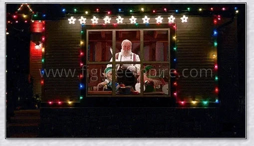 Enchanting Window Projector that projects festive films onto any window for Christmas, Halloween, and birthday celebrations