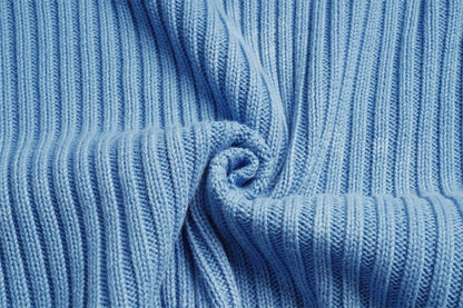 Classic ripped round neck jumper in a monochrome colour scheme, featuring a unique sunken stripe detail and a relaxed, comfortable fit.