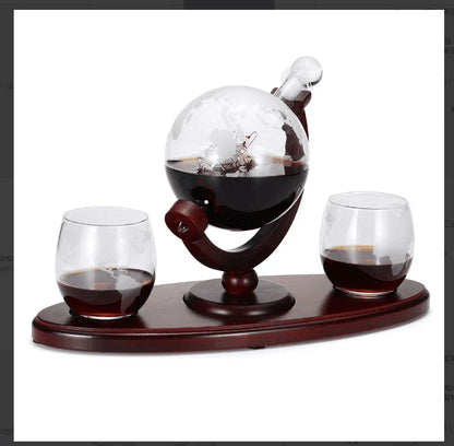 Trendha Glass Wine Decanter, a premium borosilicate glass vessel for serving elegant craft beverages in style