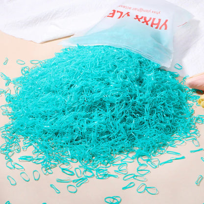 500 Vibrant and Durable Disposable Hair Bands for Girls in Various Colours