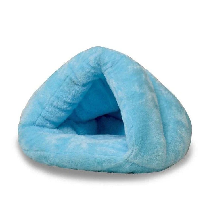 Cosy Cat's Sleeping Bag Bed - Luxurious fleece snuggle nest for cats