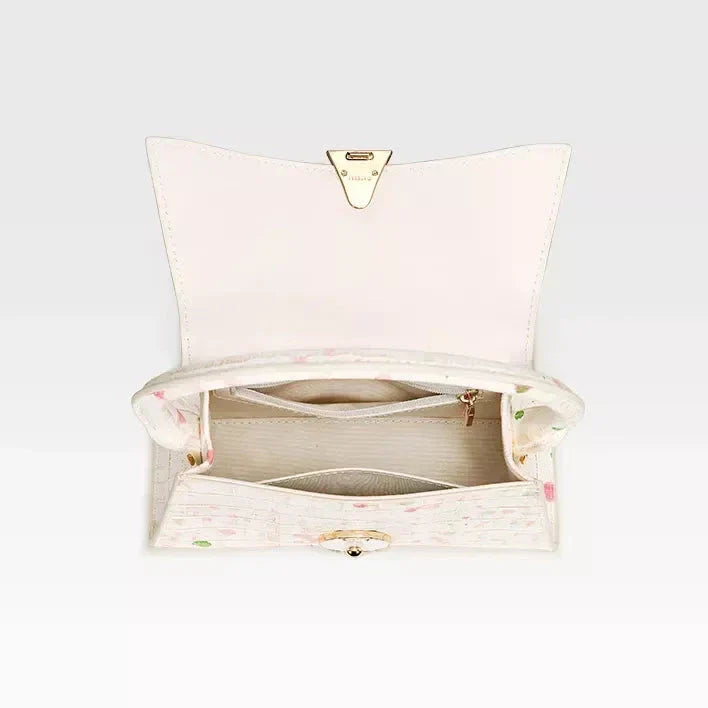 Elegant Half Moon Genuine Leather Handbag - Timeless British Style Accessory