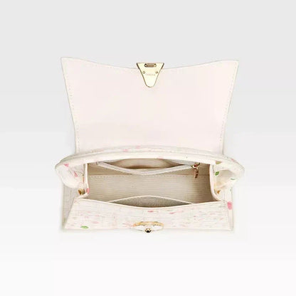Elegant Half Moon Genuine Leather Handbag - Timeless British Style Accessory