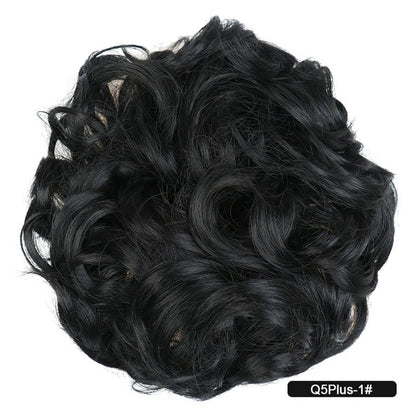 Messy Chignon Donut Hair Bun Pad in Fawn Brown colour, a versatile hair accessory that creates a stylish and effortless bun hairstyle.