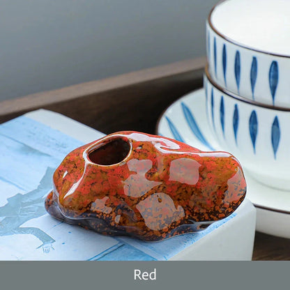 Elegant Mini Ceramic Porcelain Vase for Decorative Hydroponic Plants like Copper Money Grass