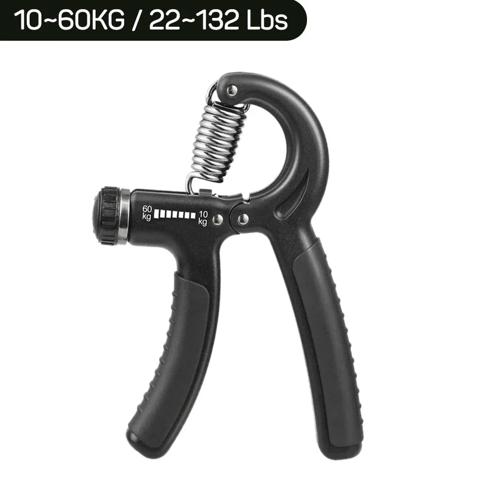 Adjustable Smart Counting Hand Grip with digital counter and rubber handles for strength training