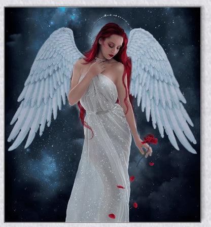 Captivating 3D Angel & Devil Wings in angelic white and devilish black colours, perfect for Halloween, masquerade, and costume parties