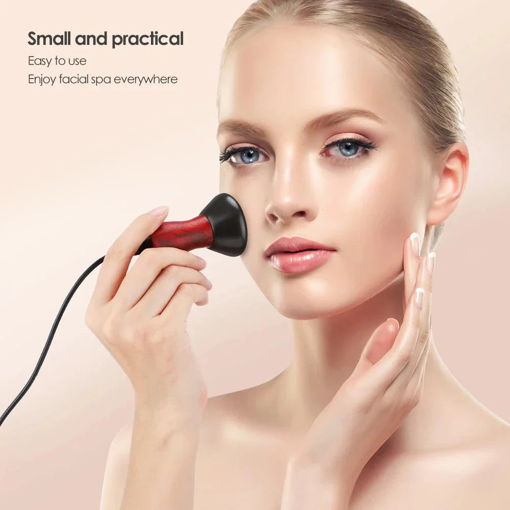 Electric Heated Gua Sha Stone for Facial Lifting and Skin Firming