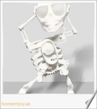 Customisable 3D Mini Skull Stress Relief Toy with unique gravity effect and range of colour options for personalised desktop display