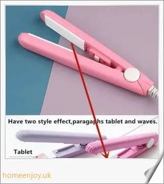 Ceramic Mini Hair Curler with 3D floating plate for creating smooth, silky hairstyles