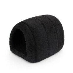 Cosy arch-shaped cotton cat bed with breathable design for comfortable pet retreat