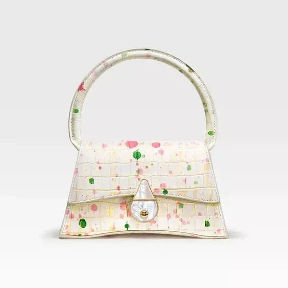 Elegant Half Moon Genuine Leather Handbag - Timeless British Style Accessory