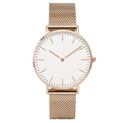 Elegant rose gold women's bracelet watch with a sophisticated and functional design