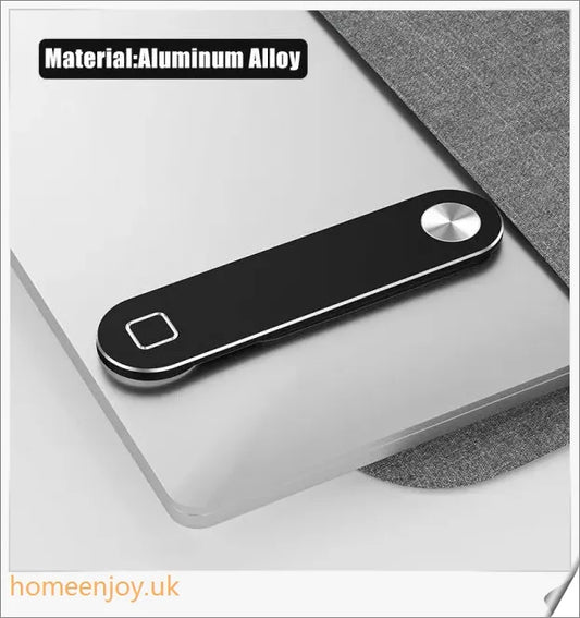 Adjustable aluminium alloy mobile phone holder with side screen display for hands-free convenience and enhanced productivity