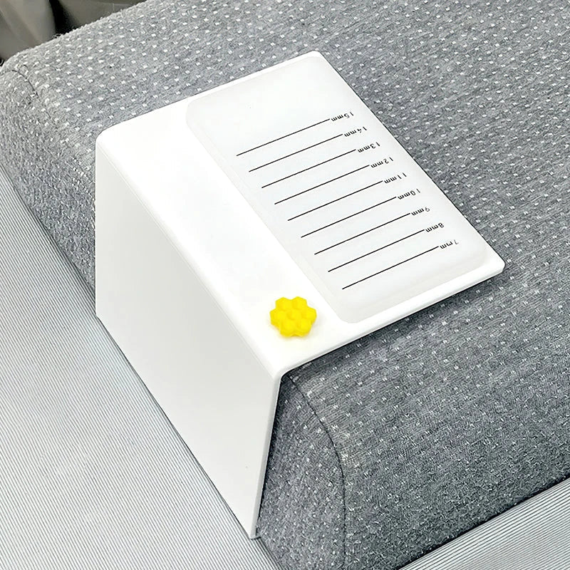 Portable Eyelash Extension Pillow and Glue Holder Tray for Beauty Professionals
